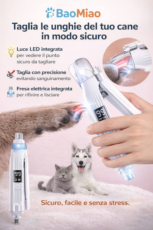 Taglia-unghie con luce